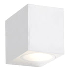 Apliqué aluminio blanco exterior IP 44 6,5x8 cm GU10 - MUAP0008