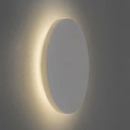 Apliqué aluminio blanco eclipse exterior IP 65 Ø 15 cm LED 12W - MUAP0018