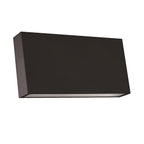 Apliqué policarbonato negro exterior IP 65 20x10 cm LED 8W - MUAP0024