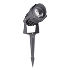 Estaca jardín plástico grafito Ø 9x40 cm LED 25W - MUES0006