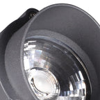 Estaca jardín plástico grafito Ø 9x40 cm LED 25W - MUES0006