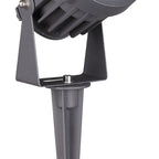 Estaca jardín plástico grafito Ø 9x40 cm LED 25W - MUES0006