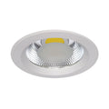 Foco embutido aluminio blanco Ø23 cm LED 25W - MUFO0009