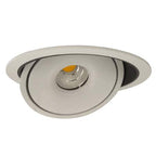 Foco aluminio embutido basculante corte Ø 16,5 cm LED 12W - MUFO0010