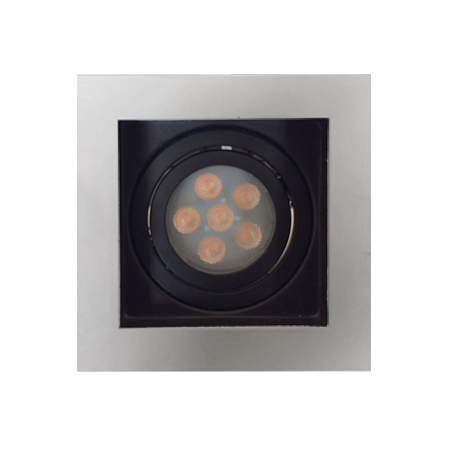 Foco embutido puzzle aluminio corte 9,2x9,2 cm GU10 - MUFO0034
