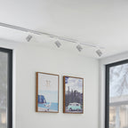 Foco para riel monofasico blanco Ø5,7x11 cm LED 7W - MUFO0044