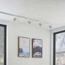 Cargar imagen en el visor de la galería, Foco para riel monofasico blanco Ø5,7x11 cm LED 7W
