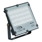 Proyector de área metal vidrio gris exterior IP65 18x15,5 cm LED 30W - MUFO0052