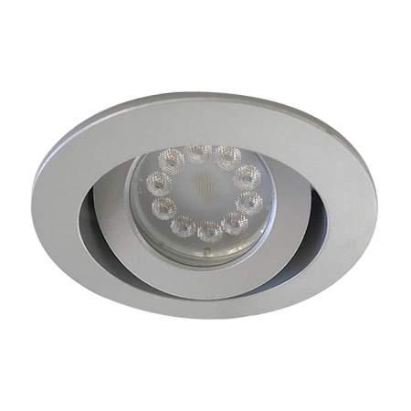 Foco embutido aluminio gris corte Ø 7,5 cm GU10 - MUFO0060
