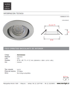Foco embutido aluminio gris corte Ø 7,5 cm GU10 - MUFO0060