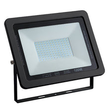 Cargar imagen en el visor de la galería, Proyector de área aluminio vidrio gris oscuro exterior IP65  27x21 cm  LED 100 W
