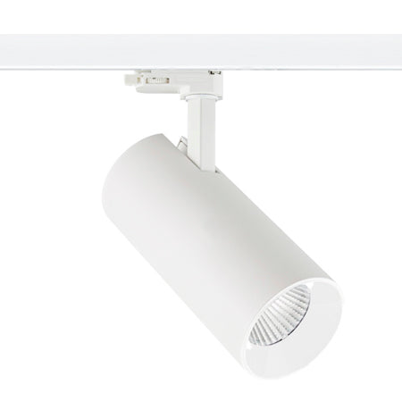 Foco riel metal blanco Ø 7,3x22 cm LED 30W - MUFO0073