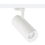 Foco riel metal blanco Ø 7,3x22 cm LED 30W - MUFO0073