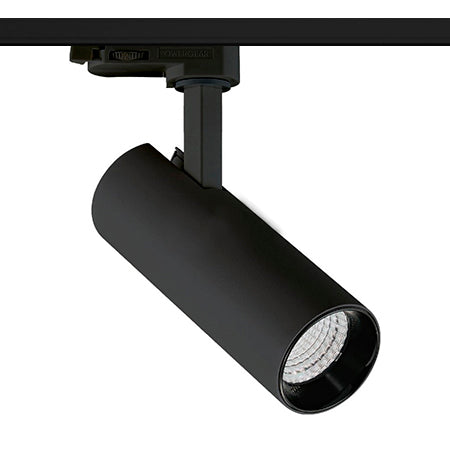 Foco riel metal negro Ø 5,5x19,6 cm LED 15W - MUFO0074