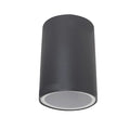 Foco metal vidrio templado negro sobrepuesto IP44 Ø 6x9 cm GU10 - MUFO0082