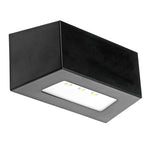 Foco sobrepuesto exterior plástico negro solar pack 2 unidades 10x5 cm IP54 LED 0,5W - MUFO0101