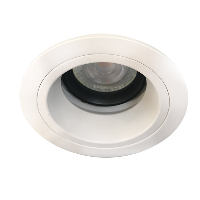Foco embutido aluminio blanco óptica profunda Ø9x4,5 cm GU10 - MUFO0116