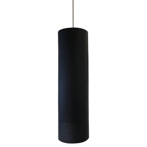 Lámpara colgante metal negro 15W Ø6x20 cm LED - MULC0004