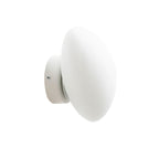 Apliqué metal blanco vidrio empavonado de 13,5x25 cm LED 5W - ONAP0047