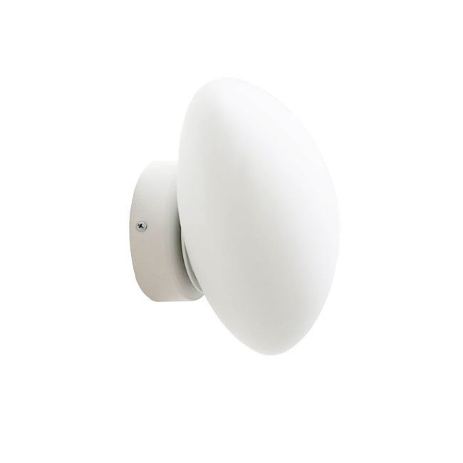 Apliqué metal blanco vidrio empavonado de 13,5x25 cm LED 5W - ONAP0047