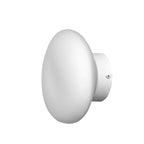 Apliqué metal blanco vidrio empavonado de Ø20x13 cm LED 5W - ONAP0048