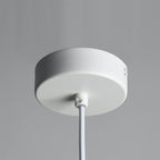 Lámpara colgante metal vidrio empavonado Ø33x1,30 cm LED 5 W - ONLC0058