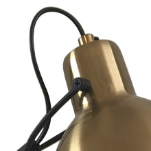 Cargar imagen en el visor de la galería, Lámpara de sobremesa dirigible metal negro dorado E14
