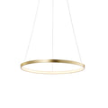 Lámpara colgante aluminio oro aro Ø 60 cm LED 38W - OYLC0002