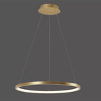 Lámpara colgante aluminio oro aro Ø 60 cm LED 38W - OYLC0002