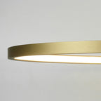Lámpara colgante aluminio oro aro Ø 60 cm LED 38W - OYLC0002
