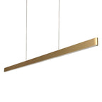 Lámpara colgante lineal aluminio oro largo 1,18 cm LED 40W - OYLC0010