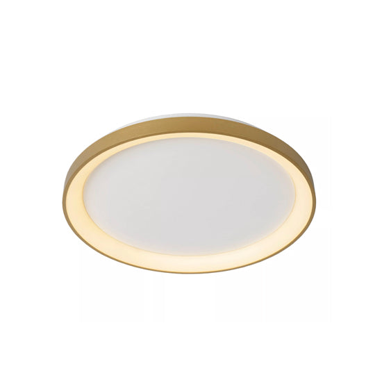 Plafón aluminio bronce difusor acrílico Ø 28 cm LED 20W - OYPL0003