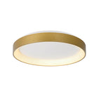 Plafón aluminio bronce difusor acrílico Ø 38 cm LED 30W - OYPL0006