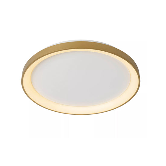 Plafón aluminio bronce difusor acrílico Ø 38 cm LED 30W - OYPL0006