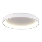 Plafón aluminio blanco difusor acrílico Ø 48 cm LED 38W - OYPL0007