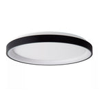 Plafón aluminio negro difusor acrílico Ø 48 cm LED 38W - OYPL0008