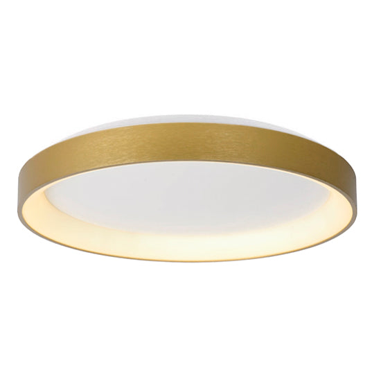 Plafón aluminio bronce difusor acrílico Ø 48 cm LED 38W - OYPL0009