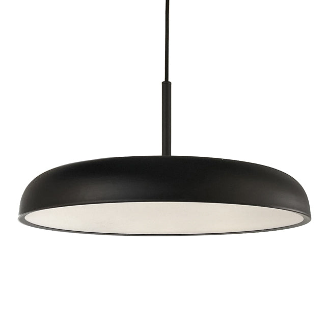 Lámpara colgante metal negro difusor policarbonato Ø 45 cm LED 36W - OYLC0009