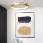 Plafón aluminio bronce difusor acrílico Ø 48 cm LED 38W - OYPL0009