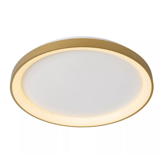Plafón aluminio bronce difusor acrílico Ø 48 cm LED 38W - OYPL0009