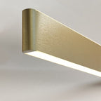 Lámpara colgante lineal aluminio oro largo 1,18 cm LED 40W - OYLC0010