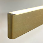 Lámpara colgante lineal aluminio oro largo 1,18 cm LED 40W - OYLC0010