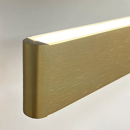 Lámpara colgante lineal aluminio oro largo 1,18 cm LED 40W - OYLC0010