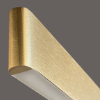 Lámpara colgante lineal aluminio oro largo 1,18 cm LED 40W - OYLC0010