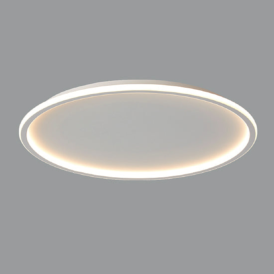 Plafón aluminio blanco difusor acrílico Ø 50 cm LED 45W - OYPL0014
