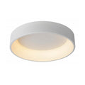 Plafón aluminio blanco difusor acrílico Ø 45 cm LED 30W - OYPL0018