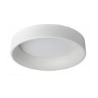 Plafón aluminio blanco difusor acrílico Ø 45 cm LED 30W - OYPL0018