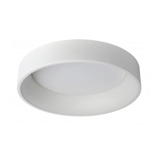 Plafón aluminio blanco difusor acrílico Ø 45 cm LED 30W - OYPL0018