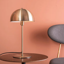 Cargar imagen en el visor de la galería, Lámpara sobremesa metal bronce envejecido Ø20x40 cm E14 - PGLS0005
