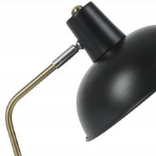 Cargar imagen en el visor de la galería, Lámpara sobremesa metal negro bronce Ø19x37,5 cm E14 - PGLS0016
